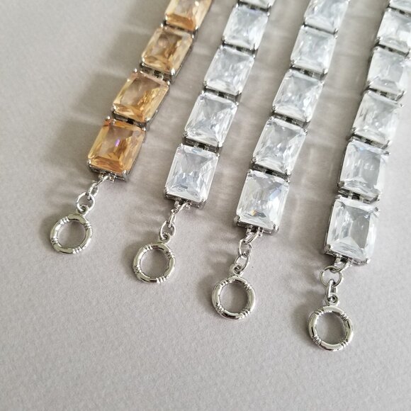 Plus Size Cubic Zirconia Bracelets, NEW - Picture 12 of 15